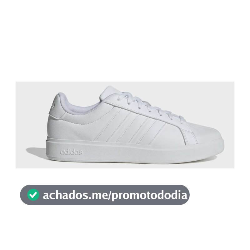 Tênis Masculino Streettalk adidas Ftwwht Ftwwht Ftwwht Liso 39 Br