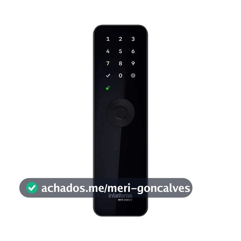 Fechadura Inteligente De Embutir Sem Maçaneta Mfr 3001 V Intelbras