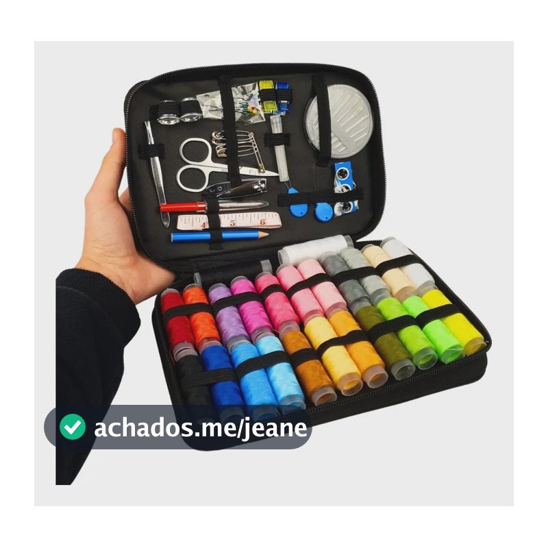 Kit De Costura E Linhas C/ 92 Peças - Completo - Nybc