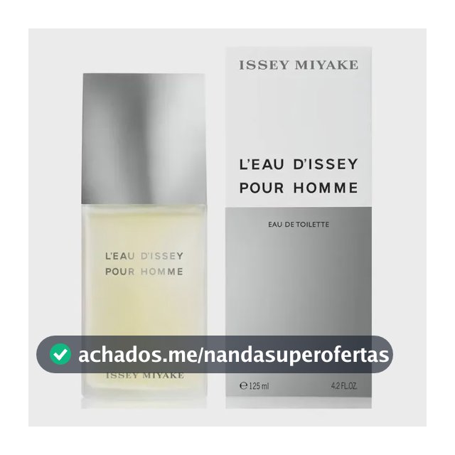 Perfume L'eau Issey Miyake Pour Homme EDT 125ml Masculino