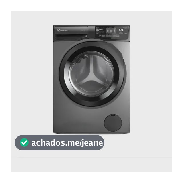 Lava E Seca Electrolux 12kg Cinza Ônix Inverter (lsc12 Cinza 127v Inox