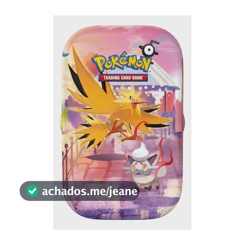 Pokémon Celebração 30 Anos Mini Tin Zapdos Night Inglês