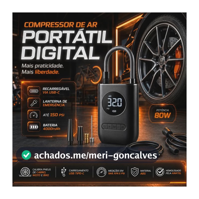 Portátil B&G Mini Compressor