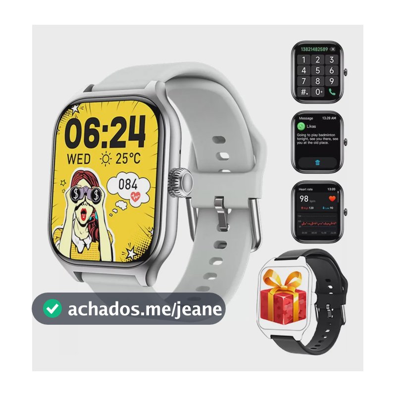 Relógio inteligente smartwatch Bluetooth AIYIN GTS4 Ultra Max masculino e feminino cor Prateado para android ios modos esporte 2.01 51mm Digital Chamada Voz Presente Pulseira para Silicone Assistente