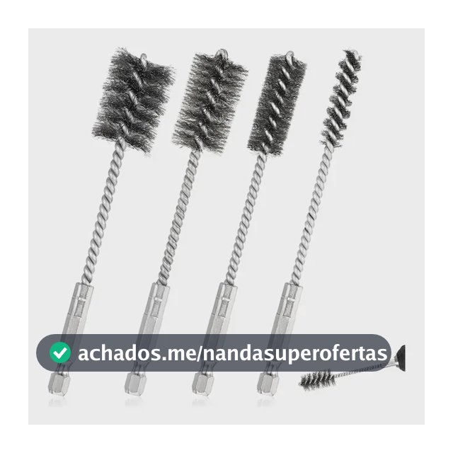 Conjunto De Escovas De Arame De 4 Peças Para Perfurar, Aço I