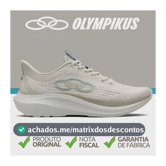 Tênis Olympikus Passo Feminino Adulto Esportivo Original Arenito/marfim 36 Br