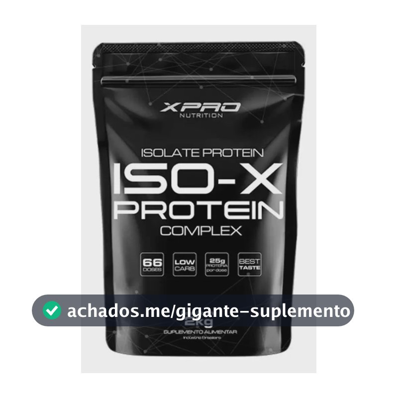 Isox Protein Complex Refil 2kg Sabor Baunilha - XPro Nutrition