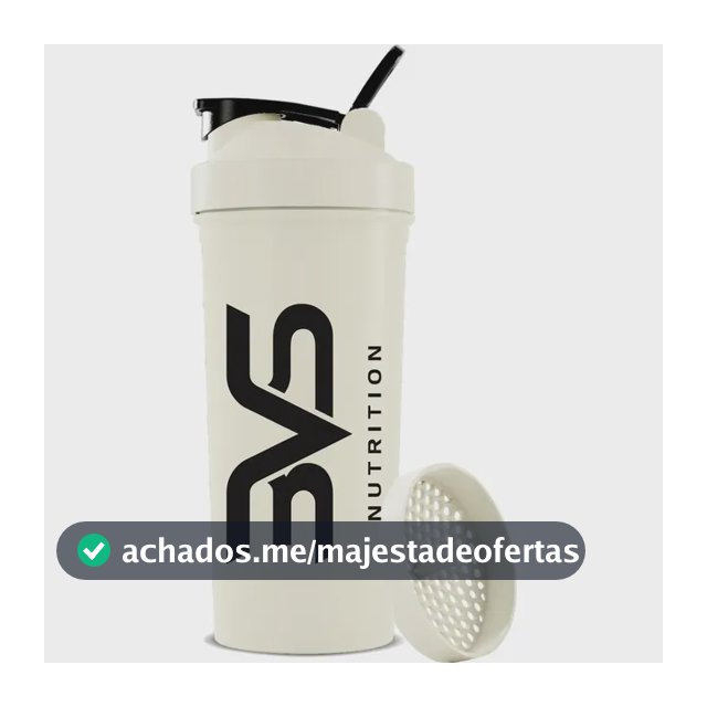 Coqueteleira / Shaker Branca - Academia 600ml - 3vs Nutrition