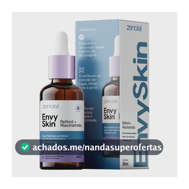 Sérum Facial Retinol + Niacinamida Zencial Anti-idade Rugas