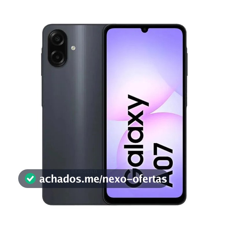 Celular Samsung Galaxy A07 128gb 4gb Tela Grande