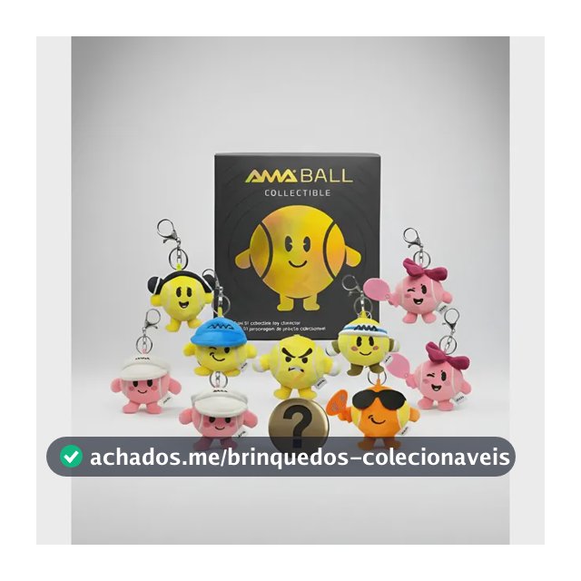 Boneco Pelucia Ama Ball Sports Colecionaveis Blind Box Aleatório