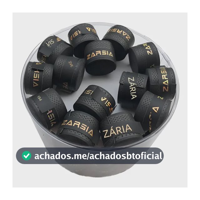 10 Overgrip Fita Raquete Beach Tennis Padel Badminton Tênis Preto