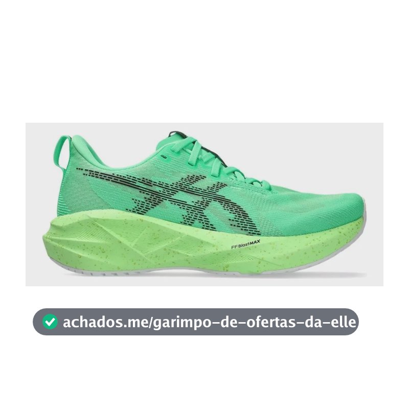 Tênis Asics Novablast 5 Feminino Verde Liso 37 Br