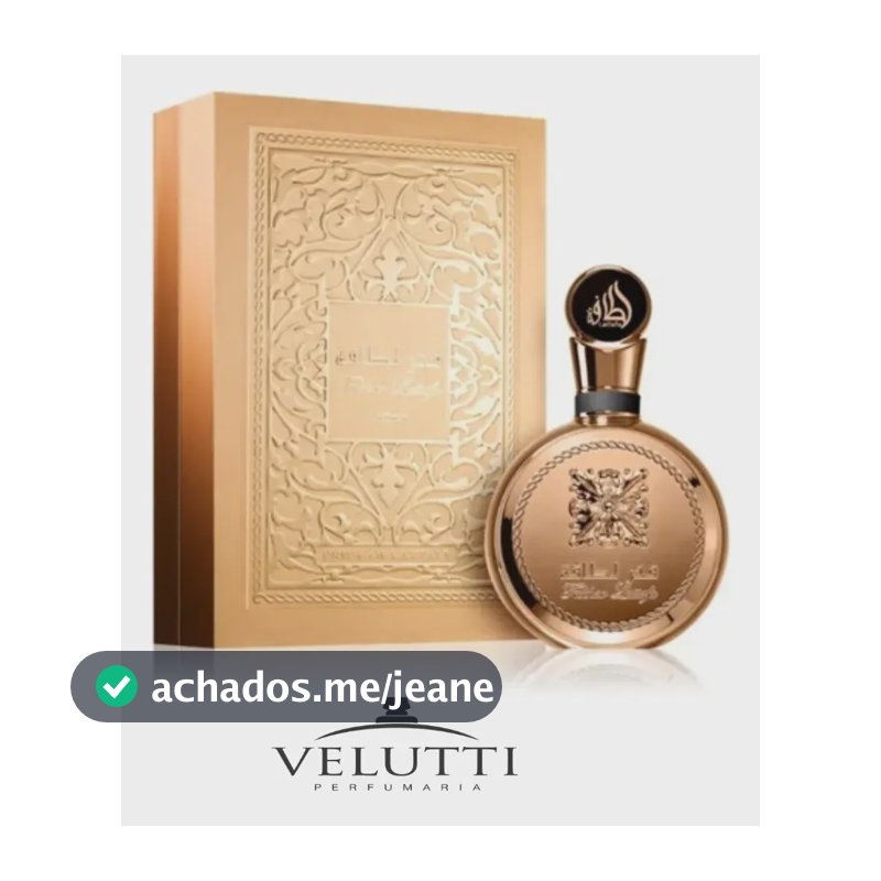 Perfume Arabe Masculino - Fakhar Gold Lattafa 100ml - , Árabe, Intenso E De Fábrica