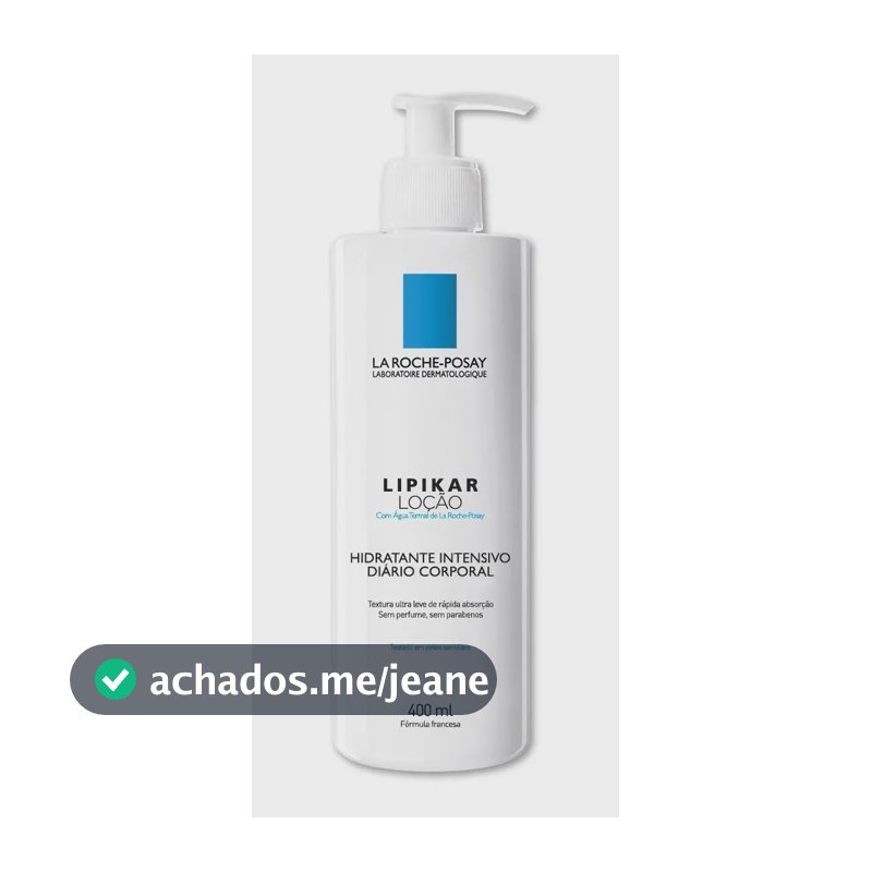 La Roche-Posay Loção Corporal Hidratante Lipikar 400ml Fragrância Sem perfume
