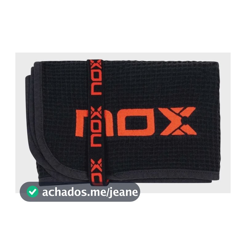 Toalha Esportiva De Algodão 50x90 | Nox - Preto/vermelho Preta