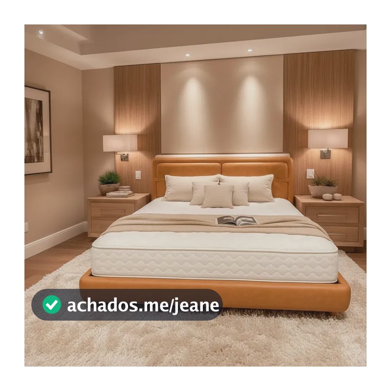 Cama Japonesa Com Cabeceira Seo Yun Queen Courino Caramelo