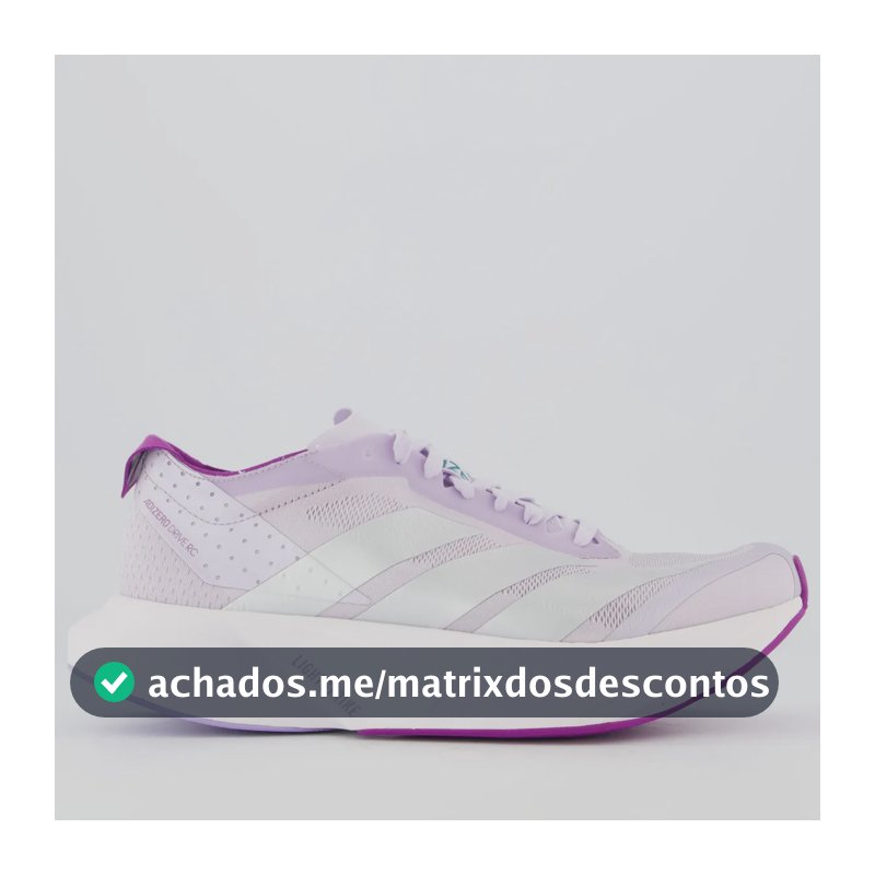 Tênis adidas Adizero Drive Rc Feminino Branco E Roxo Roxo - 37,0 Br