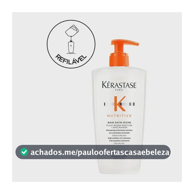 Shampoo Kérastase Bain Nutritive Satin Riche 500ml