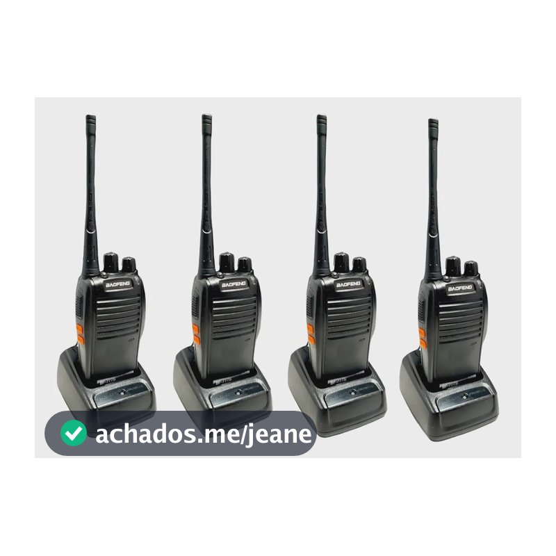 4 Radio Baofeng 777s Comuncador 16 Ch 12km Ht