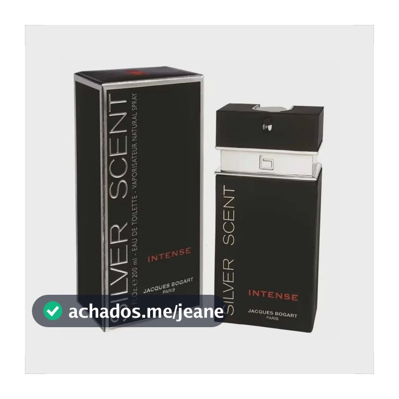 Perfume Silver Scent Intense Jacques Bogart Eau De Toilette 100ml Perfume Masculino Importado