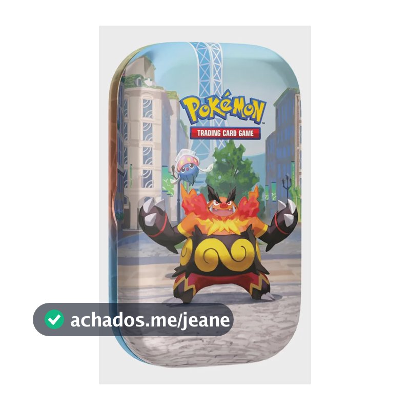Pokémon Lata Lumiose City Mini Tin Emboar E Inkay