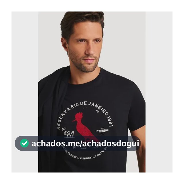 Camiseta Sb Algodão Carimbo Gaze Reserva