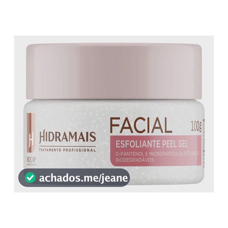 Peel Gel Esfoliante Facial Hidramais 100g Peeling Mecânico