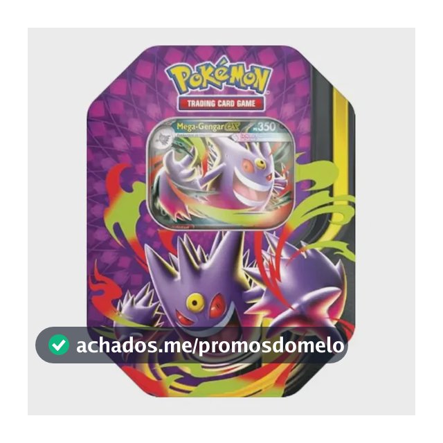 Pokémon Tcg: Mega Moonlit Tin Mega Gengar Inglês
