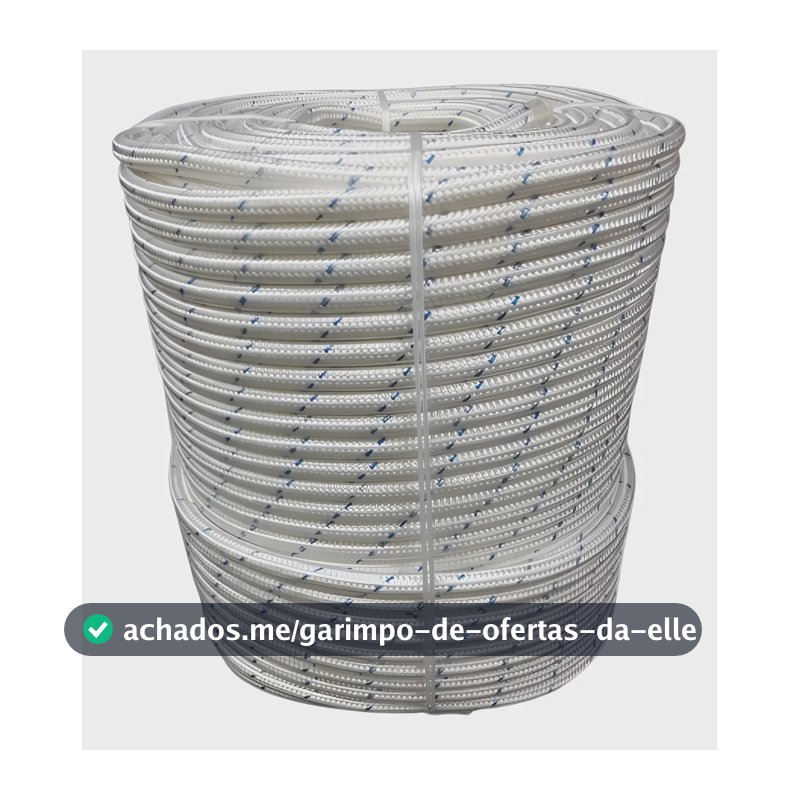 Corda poliamida 12mm nr18 tipo bombeiro 50 metros Plasmodia segurança alpinismo