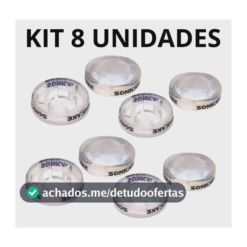 Kit 8 Topper Sonicake  Footswitch Original Pedal Pedaleira Produto De Plástico