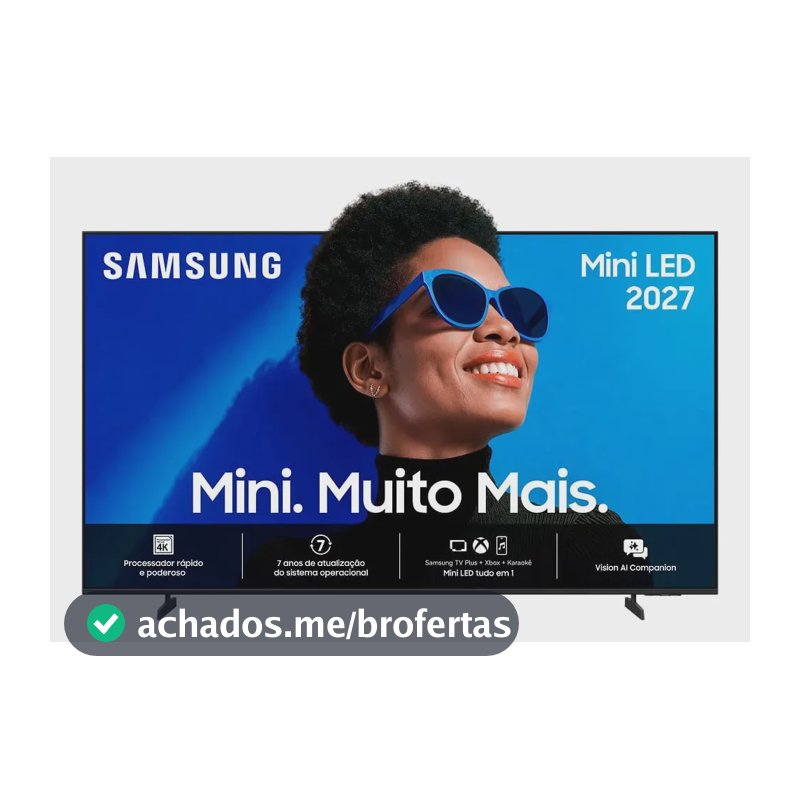 Samsung Smart TV 55" Mini LED 4K M75H 26/2027