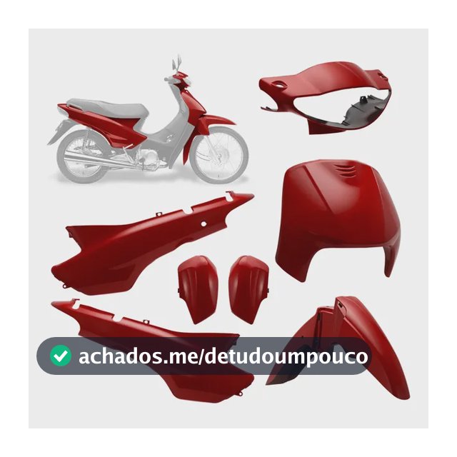 Kit Carenagem Biz 100 Mod. Original 1998 À 2005 Todas Cores