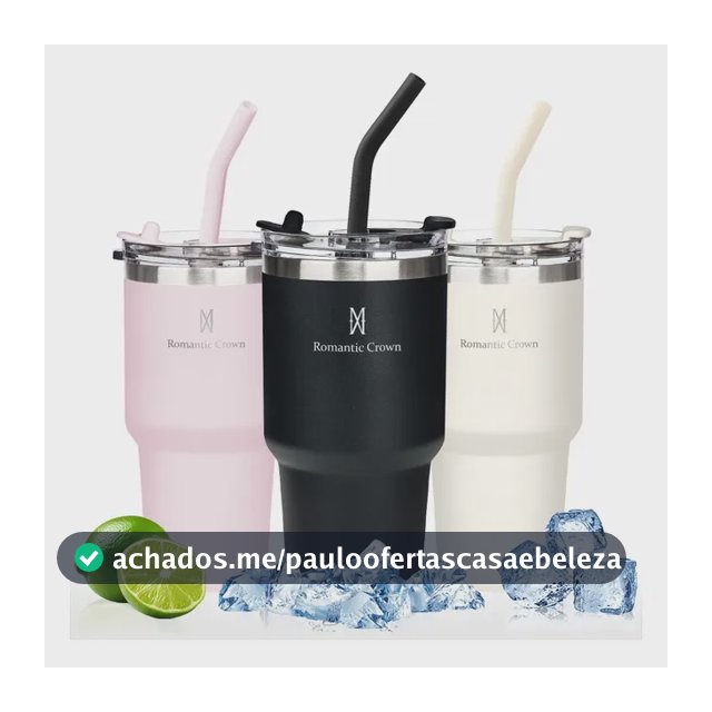 Copo Térmica 600ml Inox Anti-vazamento Para Café/chá/bebidas