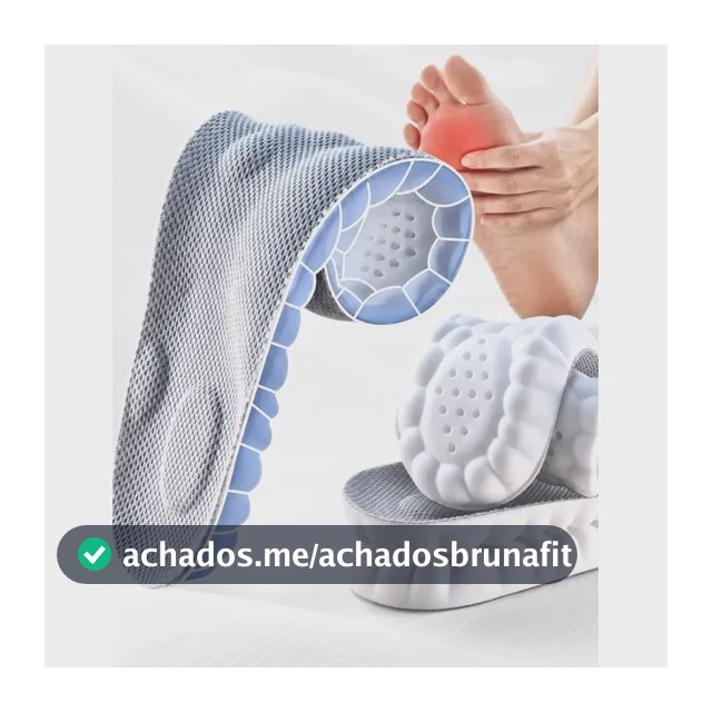 Palmilha De Altissimo Conforto 4d Tênis Sapatos Ortopédica