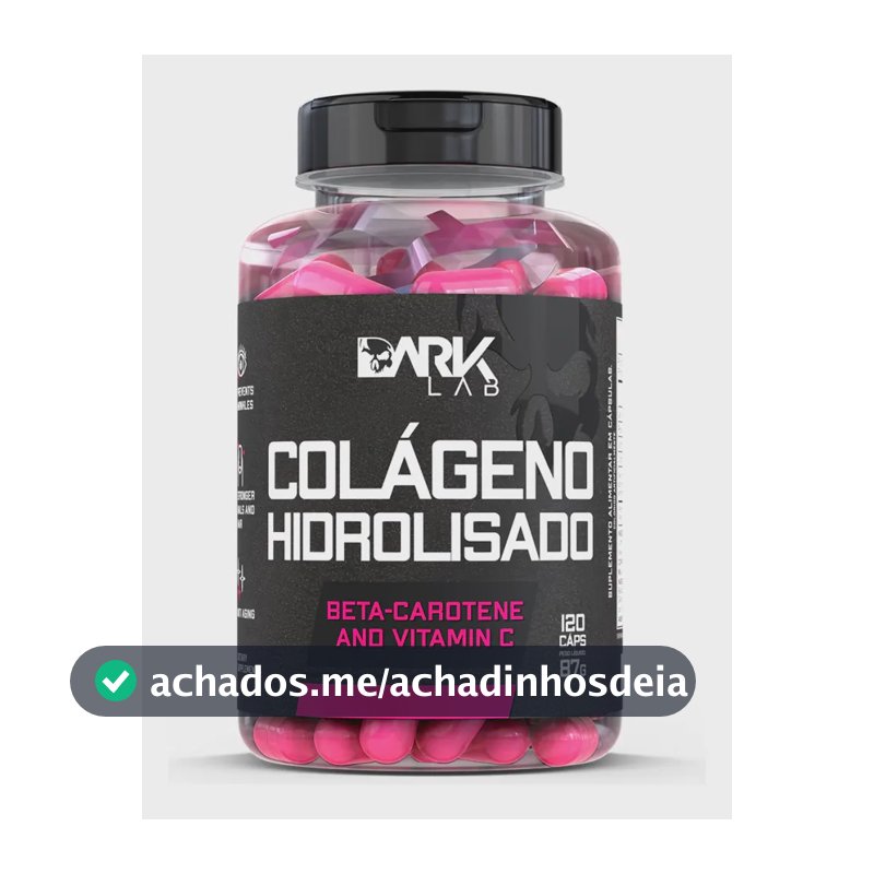 Colágeno Dark Lab em cápsula Sem sabor de 120 un