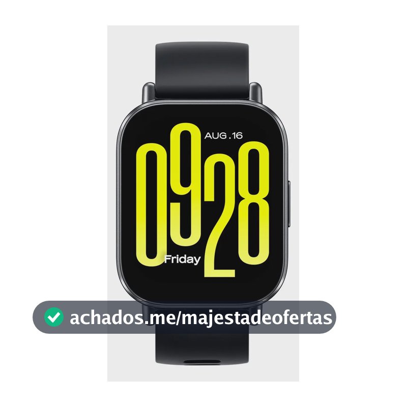 Smartwatch Xiaomi Redmi Watch 5 Active 2  Preto Preto Prateado