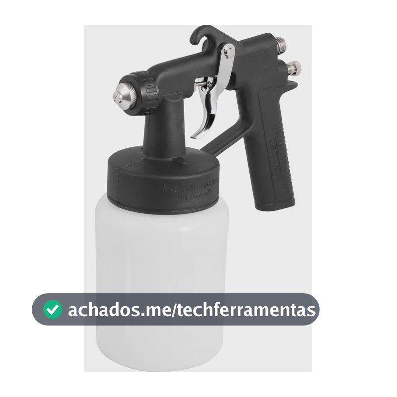 Pistola De Pintura C/ Caneca Plástica Ar Direto Ppv90 Vonder