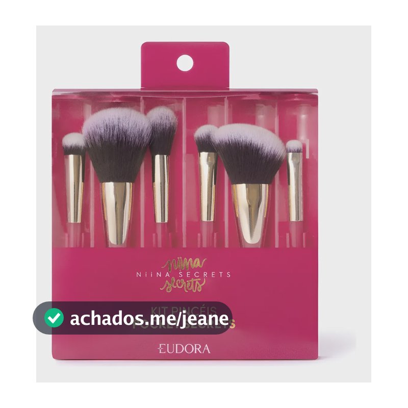 Eudora Niina Secrets Kit Minipincéis Pocket Secrets (6 Itens Não Se Aplica