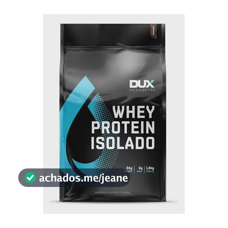 Whey Protein Isolado Dux Nutrition 1,8 Kg Sabor Cookies