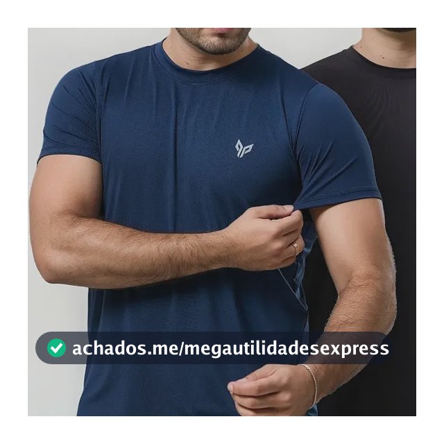 Kit 2 Camisa Camiseta Dry Fit Uvb Térmica Masculina Academia