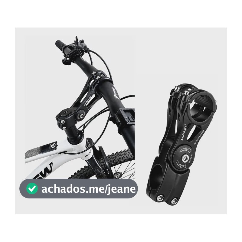 Mesa Bike 31.8mm Mtb Cnc ±80 Ajustável 110mm 145mm Alumínio 31.8mm-110mm