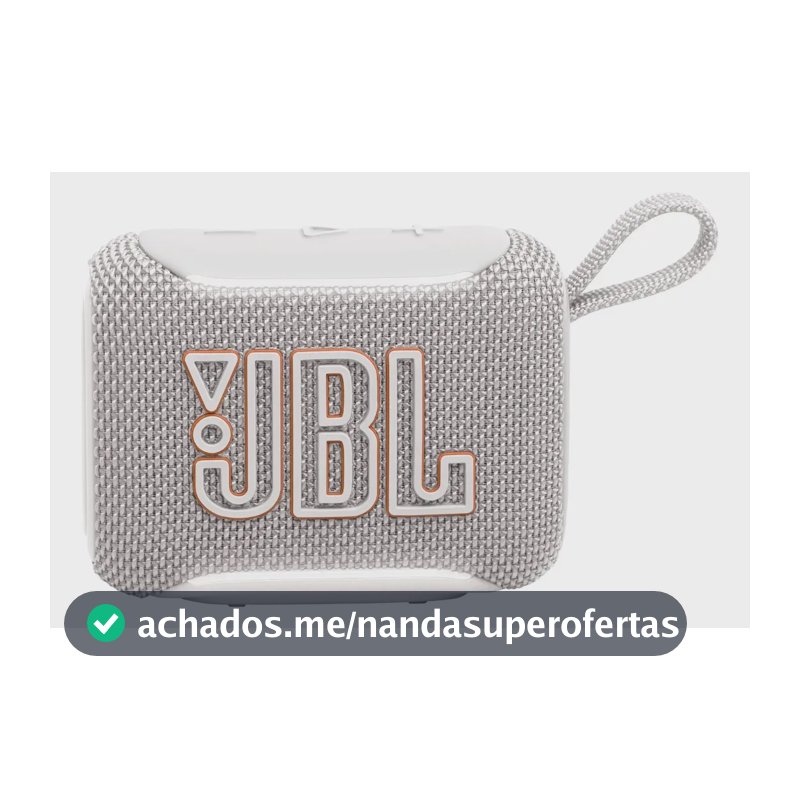 Caixa de som portátil com Bluetooth JBL GO5 - Branca
