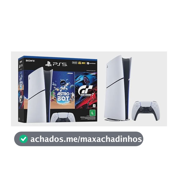 Console Playstation®5 Slim Digital - Pacote Astro Bot E Gran Turismo 7 - Branco