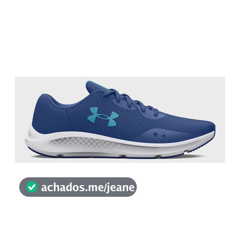 Tênis De Corrida Masculino Charged Pursuit 3 Under Armour Bluemirag/blumira/blusurf Lisa 42