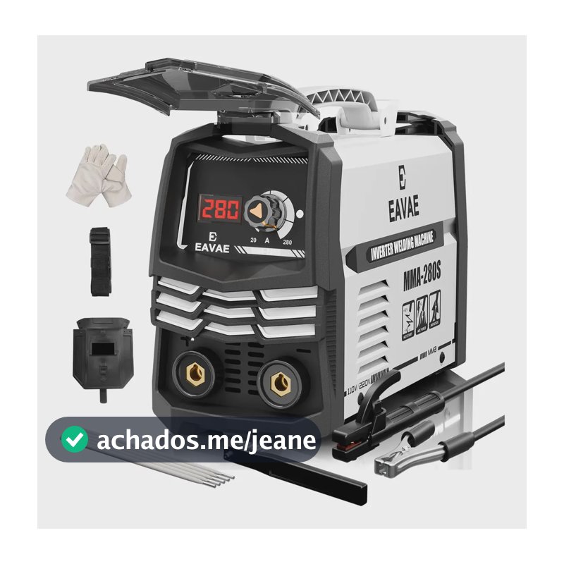 Máquina De Solda Inversora Eletrica Portatil Mma 110v 280a 127v