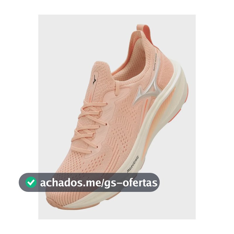 Tênis Mizuno Sunrise Esportivo Corrida Caminhada Original Rosa Liso 38