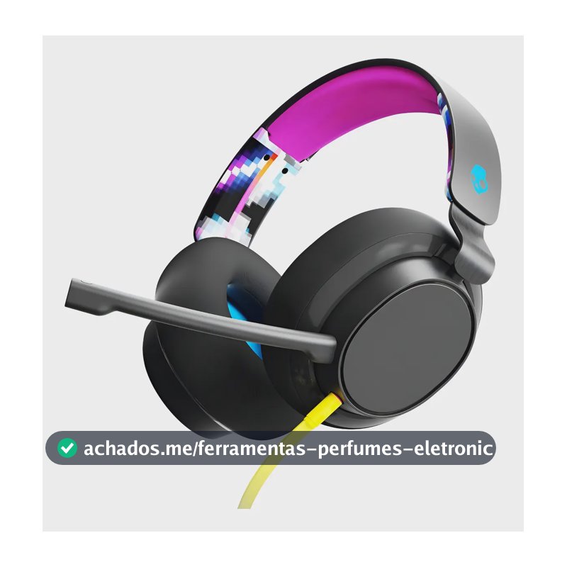 Headset Gamer Skullcandy Slyr Com Fio Xbox Ps5 Pc Preto Preto
