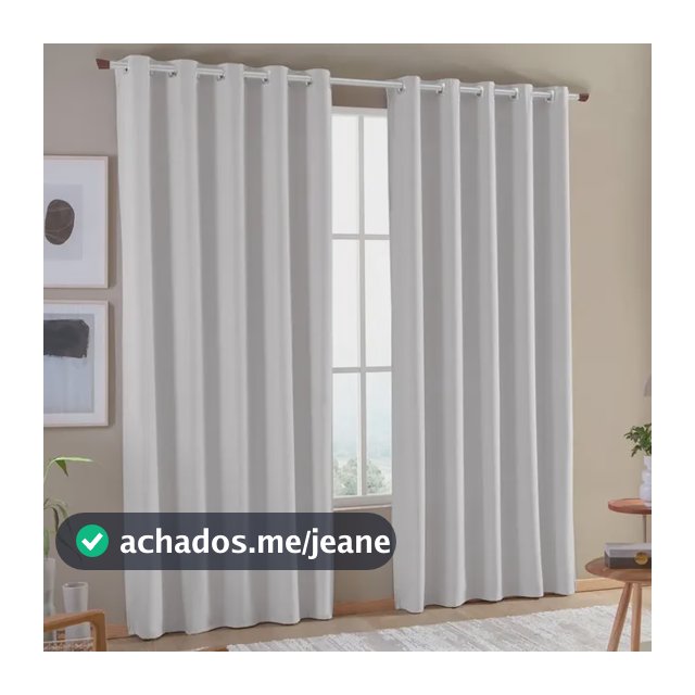 Cortina Blackout 100% 2,80x2,30 Corta Luz Sala Quarto