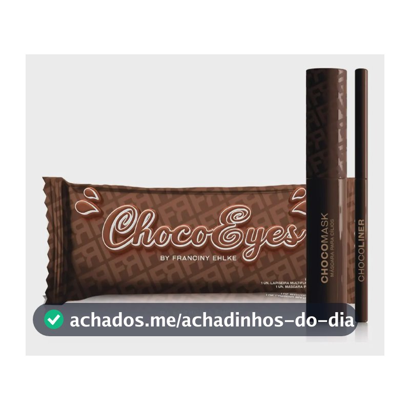 Kit Fran Choco Eyes Mascara Marrom By Franciny Ehlke